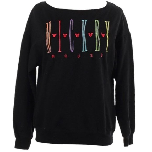 Disney Parks Mickey Mouse embroidered long sleeve tee - Picture 1 of 9
